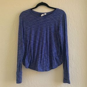lululemon blue long sleeve